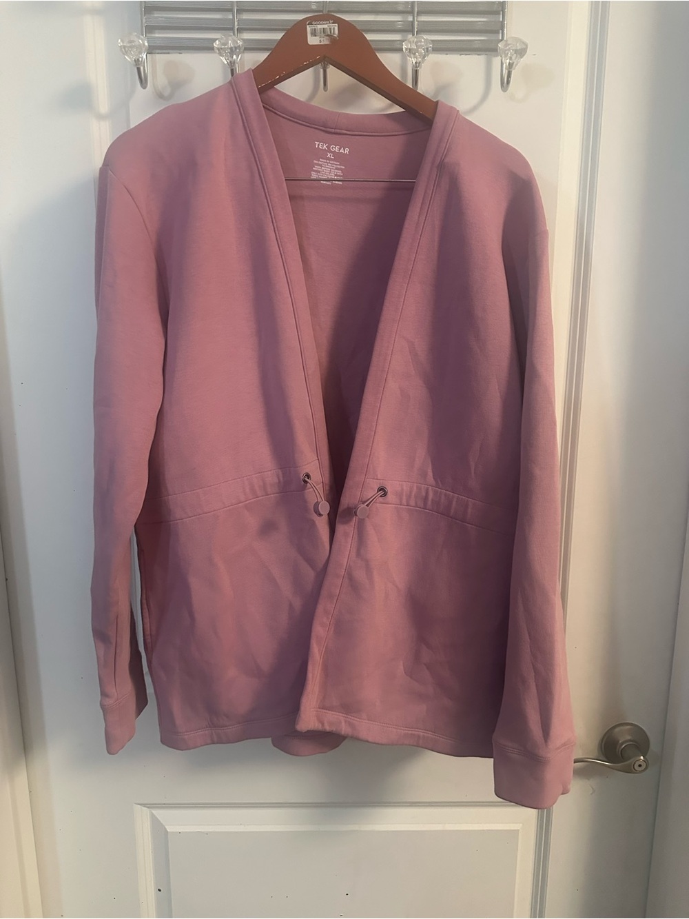 tek gear Mauve Pink Open-Front Utility Jacket